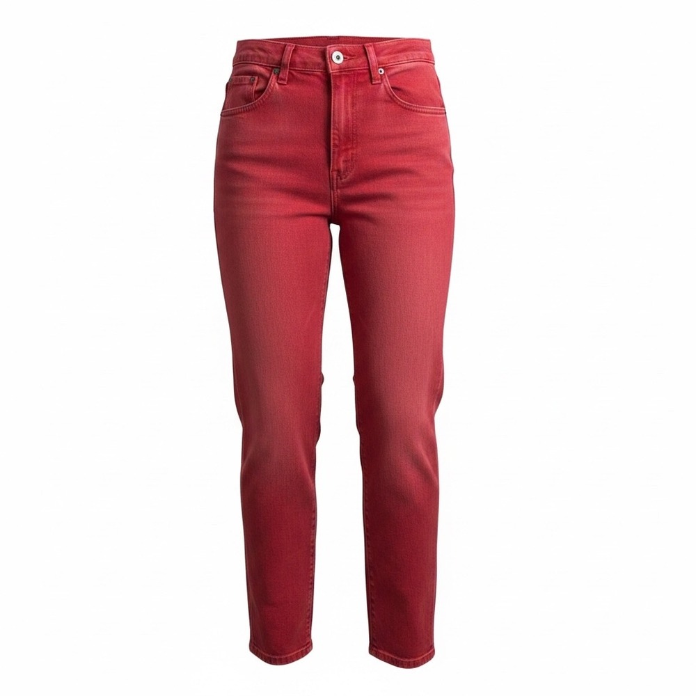 Rocky Mountain Jeans Women 30/11 Red Vintage Yoked High Rise Tapered